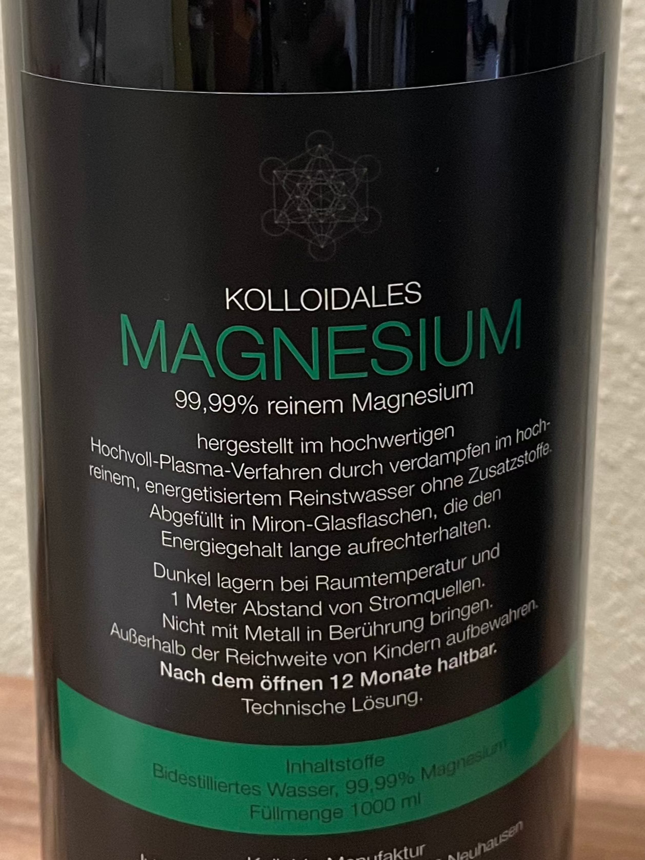 Kolloidales Magensium